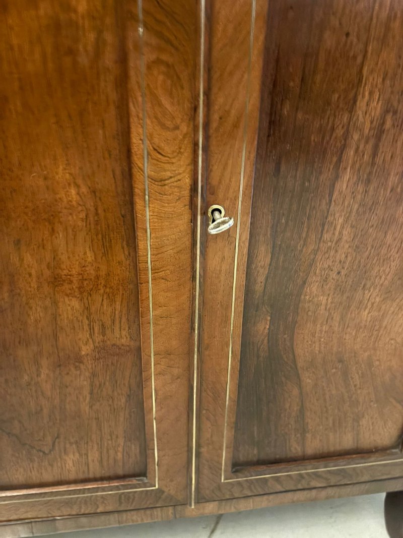 Magnificent Quality Antique Regency Mahogany Chiffonier / Side Cabinet